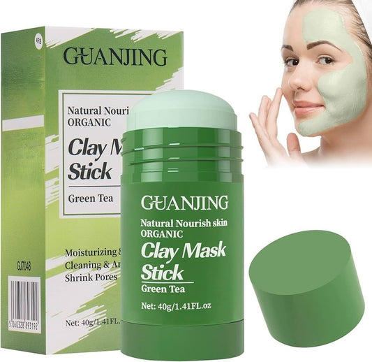 Mascarilla Facial de Té Verde – Limpieza Profunda y Piel Radiante